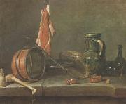 A Lean Diet  With Cooking Utensils (mk05), Jean Baptiste Simeon Chardin